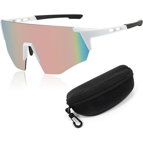 Lunettes De Soleil Enfant Vélo - Sport Garçon Coupe-Vent UV400 (8-15 Ans)