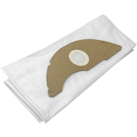 10x Sacs compatible avec Kärcher NT 22/1 Ap L, NT 22/1 Ap Te L aspirateur - microfibres non tissées, 41cm x 46,5cm blanc (1/5)