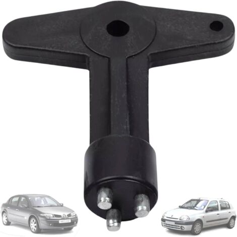 Lot de 10 clés antivol enjoliveur en acier – Compatible Renault Clio, Espace, Kangoo, Mégane, Opel – Résistance accrue avec broches métalliques - 7700422600 (1/5)