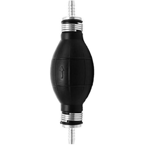 Poire à essence 6mm – Pompe manuelle en caoutchouc et métal – Transfert carburant, huile, eau – Pour moteurs hors-bord (1/5)