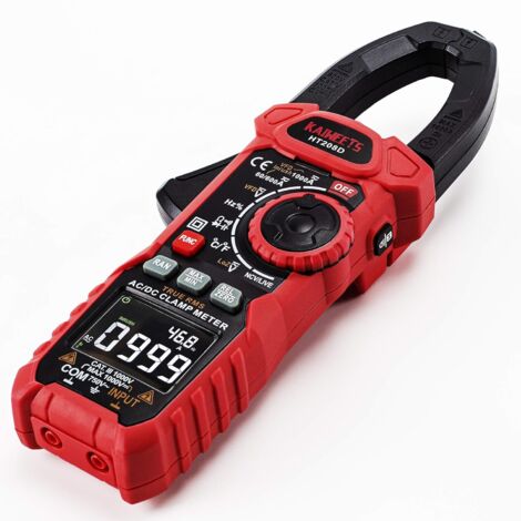 Ampèmeters Pince ampèremétrique 1000A AC/DC, Pince ampèremétrique professionnelle True-RMS, VFD, mode LOZ, Mesurer le courant d'appel - HT208D (1/5)