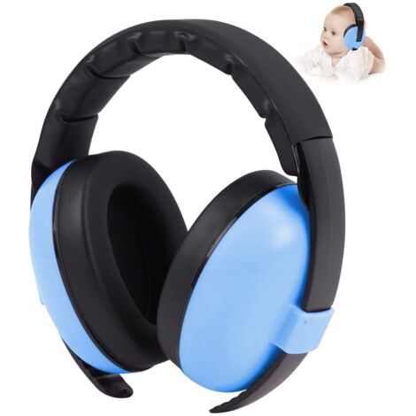 Casque Anti-bruit Réglable pour Bébé de 0 à 3 ans au Feu d'artifice, Concert, Cinéma, Taille Unique Bleu (1/5)