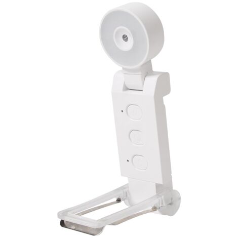 Lampe de lecture rechargeable par USB à pince, 30 modes réglables, protection des yeux, lampe torche avec minuterie, idéale pour les amateurs de lecture et les voyageurs (Blanc)