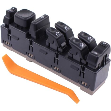 Interrupteur de verrouillage de porte et de fenêtre électrique principal pour Chevrolet Avalanche Silverado Suburban Tahoe pour GMC Sierra Yukon 2003-2006 côté conducteur avant avec interrupteur de ré (1/5)