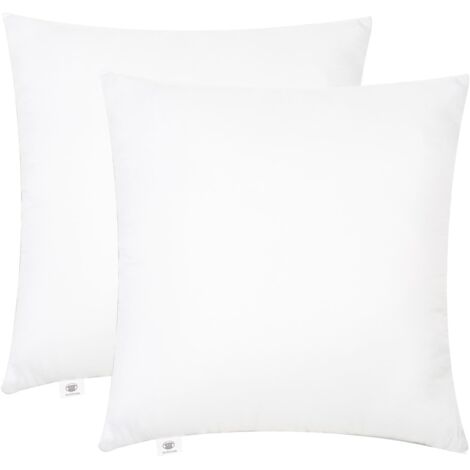 Lot de 2 Coussins de Garnissage 40 x 40 cm, Coussin à Recouvrir, Oreillers Intérieur, Rembourrage Coussins (1/5)