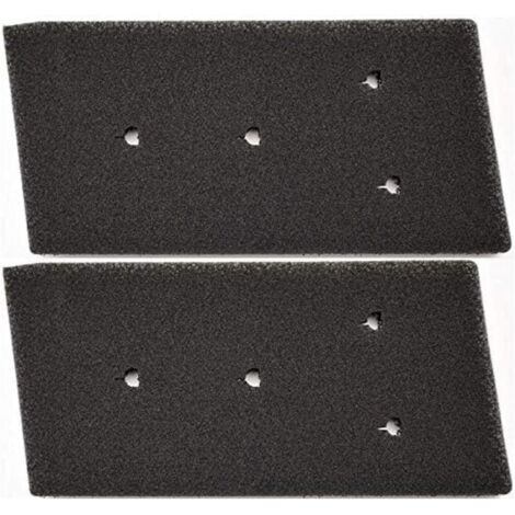 Lot de 2 filtres pour sèche-linge Bauknecht Privileg Whirlpool HX 481010716911 - Sèche-linge à pompe à chaleur - 230 x 115 x 14 mm - Filtre éponge - Séchoir à condensation (1/4)