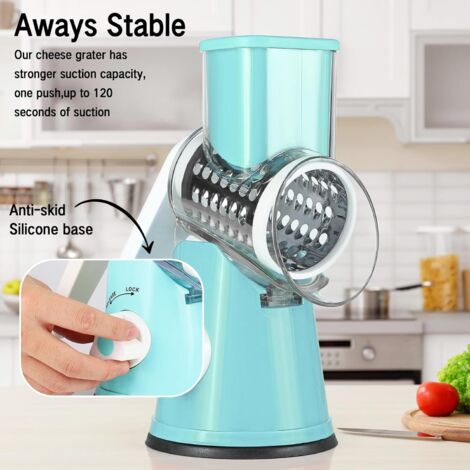 Râpe à Légumes Multifonction LECHEO – Mandoline Trancheuse 11 Pièces – Coupe Légumes Manuelle – Inox Blanc