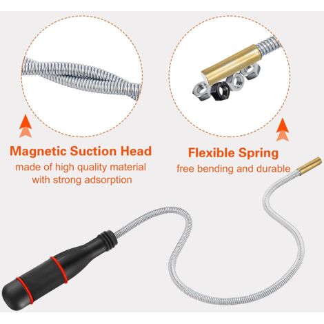 Aimant Telescopique Flexible Portable Aimant Mecanique Auto Outil de ...