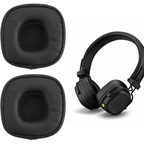 Applicable 1 Paire Coussinets de Rechange pour Marshall Major III, Remplacement Coussins d'oreille Oreillettes Mousse à Mémoire, Housse Casque Mousse D'isolement de Bruit pour Marshall Bluetooth (1/5)