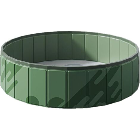 Piscine pliable pour chiens, baignoire pour enfants avec planche rigide, piscines pliables pour petits chiens, chats et canards, baignoire antidérapante rapide pour chiots et chats