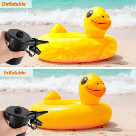 JOPHEK Pompe à Air Électrique Portable 4000mAh - Gonfleur Matelas Gonflable USB Ultra Rapide Avec 3 Buses Pour Camping, Bateau Et Piscine