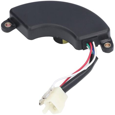 Régulateur de tension AVR 5-6.5KW pour générateur essence monophasé – Stabilisateur demi-lune – Protection contre surtensions et courts-circuits – Installation facile (1/5)