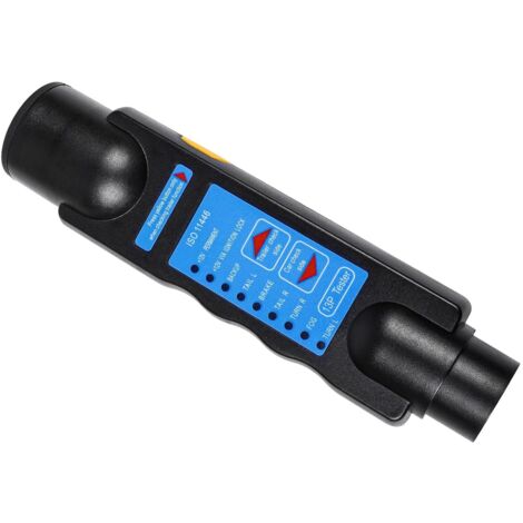 Testeur Prise Remorque, Prise Remorque 13 Broches, Adaptateur Prise Remorque, 13 Broches Feux De Remorque Testeur pour Fiche Et Prise Diagnostic des Circuits électriques Câblage 12v (1/5)