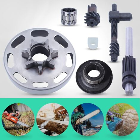 Kit De Tambor Y Cojinete Para Embrague De Motosierra .325-7T – Compatible Con Husqvarna 435 435E 440E – Pieza 505441501