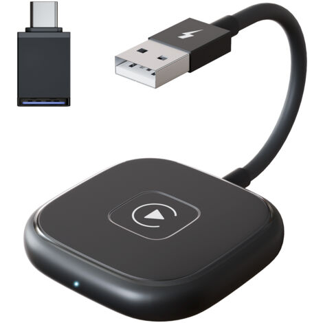 Adaptateur CarPlay sans fil 5G – Dongle plug-and-play compatible voitures 2016+ et iPhone iOS 10+ – Connexion automatique rapide (1/5)
