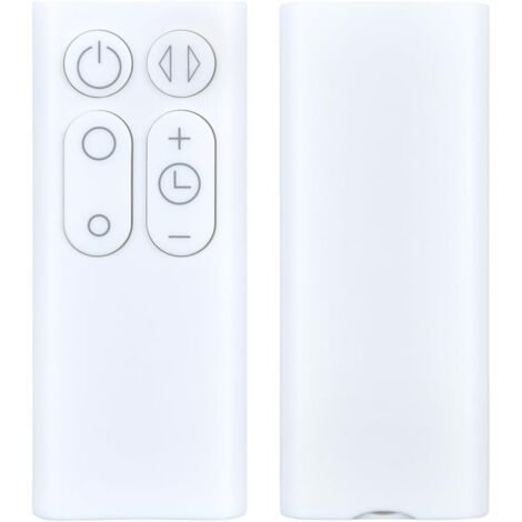 Applicable Télécommande de rechange pour Dyson Fan AM06 AM07 AM08, Part NO.965824-01 965824-02 (Blanc)