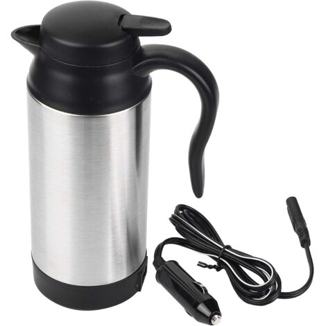 Tasse de bouteille en acier chauffée électrique de voiture en acier inoxydable 12V 750ML (1/5)