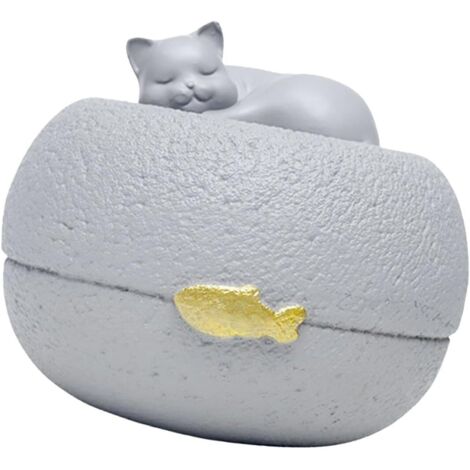 Urne de crémation pour Animaux de Compagnie, Sculpture commémorative, Souvenir précieux, Urnes de Cendres pour Animaux de Compagnie, Souvenir, pour Chat
