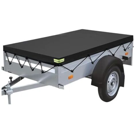 Bâche de remorque 214 x 122 cm – Grammage 200 g/m² – Tissu Oxford avec œillets en aluminium – Protection Anti-UV