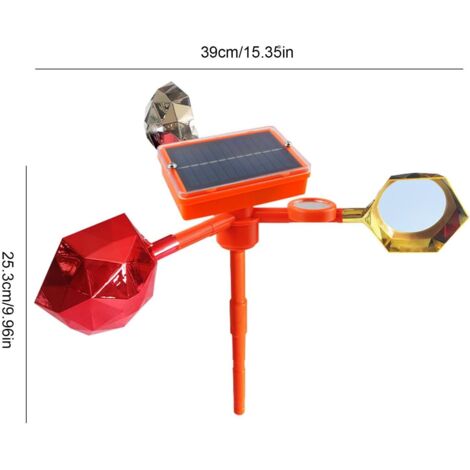 Lampe à Poser Décorative – Moulin à Vent Et Oiseau – Bateau – 40x20cm – Neuve