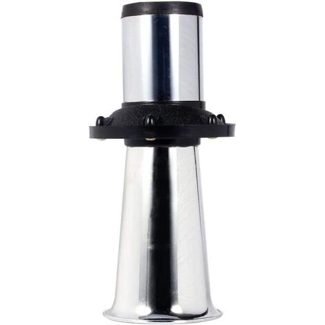 12v 110DB Old Style Horn 12V 490Hz Trompette De Voiture Klaxon Fort Alarme Corne Antique Vintage Type Classique (argent) trompette (1/5)