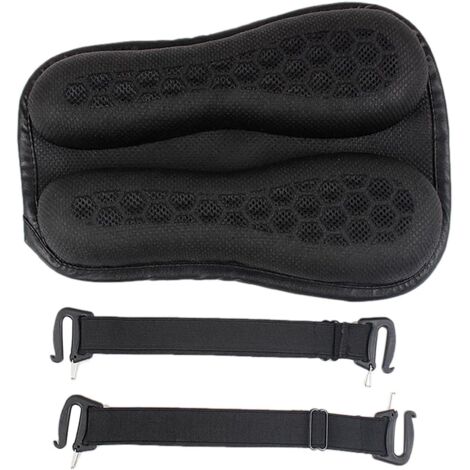 Coussin de siège moto Rembourrage en gel pour siège arrière passager pour conduite - Coussin de siège passager en gel pour motos, convection d'air et technologie de refroidissement (1/5)