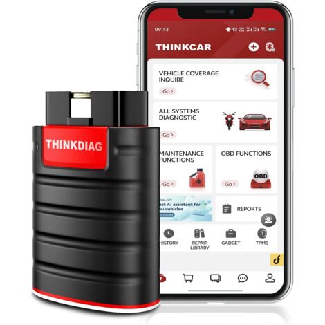 LinDuxe OBD II Scanner Outil d'analyse OBD II pour véhicule, Lecteur Code Voiture équipé de Fonctions de 15 réinitialisation pour Systèmes Complets,ECU Scanner,Mise à Jour Gratuite 1 Ans (1/5)
