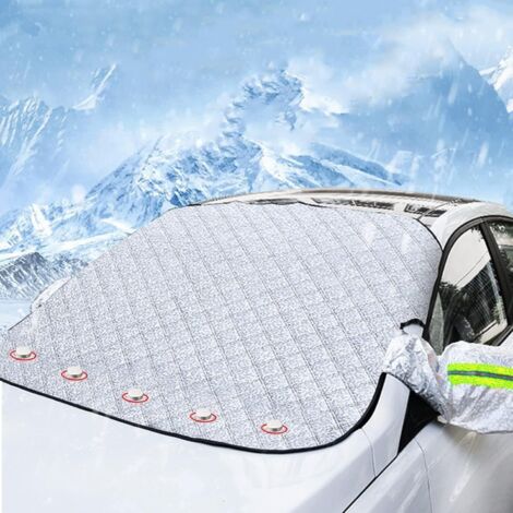 Housse de Protection pour Pare-Brise Voiture pour, Protection Pare Brise Hiver Protege Pare Brise Givre Magnétique,S (1/5)