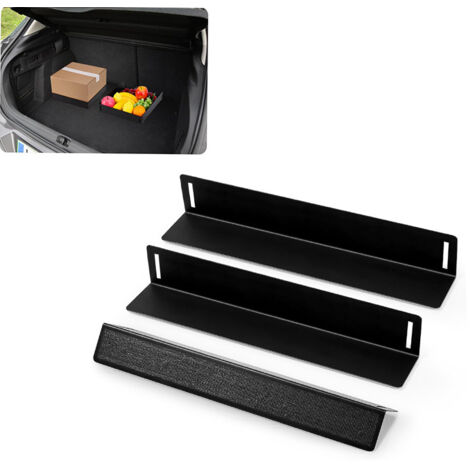 3 pièces de rangement pour coffre de voiture avec velcro, fixateur de bagages pour voiture, séparateur de coffre pour voiture, 30 x 4 x 5 cm (1/5)