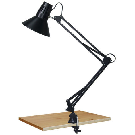 Brilliant lampe, lampe de bureau Hobby noir, métal, lampes normales (non incluses), A ++ (1/2)