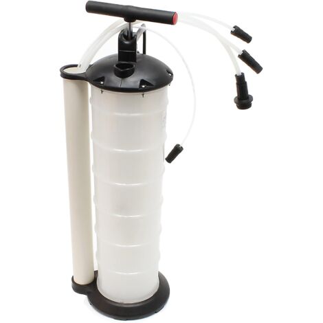 Pompe d’Aspiration d’Huile et de liquides - capacité 7 l - 240 x 210 x 650 mm/avec Tuyaux Ø 4,5 mm, Ø 5,8 mm, Ø 6,7 mm - pour Vidange Moteur