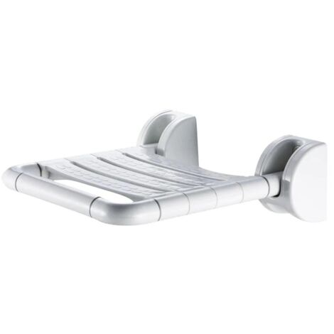 Tabouret de Douche Pliable, siège de Bain Mural antidérapant, Chaise de Douche Robuste, Banc de Salle de Bain, Banc de Douche Pliable pour la Salle de Bain, l'entrée (1/5)