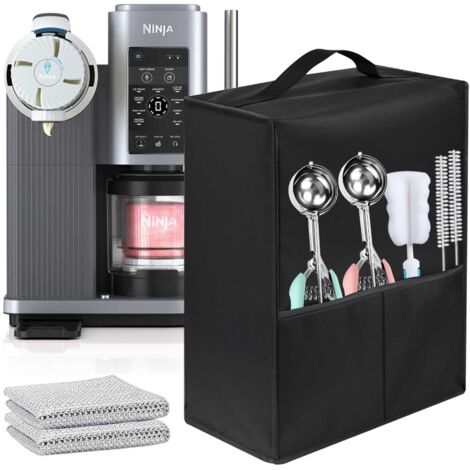 Housse de protection pour machine à glace, fabriquée en nylon 600D résistant à la chaleur, imperméable et anti-poussière, compatible avec la machine à glace Ninja NC701 Swirl by CREAMi et la machine à