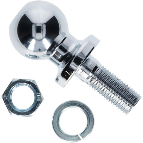 Boule d'attelage pour remorque, boule d'attelage, remorque pour voiture 750 kg, remorque pour tracteur, boule d'attelage, 50 mm (M22) (1/5)