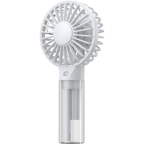 Ventilateur brumisateur portable – Ventilateur personnel rechargeable à brume d'eau de 32 ml, mini ventilateurs de refroidissement portables pour les voyages, l'extérieur, le maquillage, (1/5)