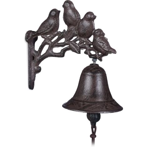 Cloche murale en fonte pour décoration extérieure, cloches de dîner en Cloche murale en fonte pour décoration extérieure, cloches de dîner en