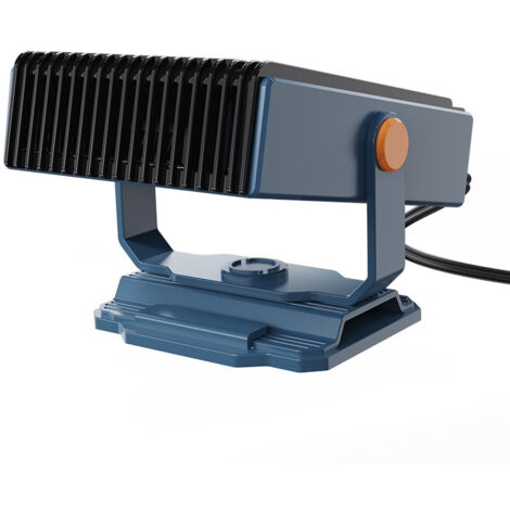Chauffage Voiture 12V 150W, Portable Ventilateur de Chauffage et de Refroidissement 2 en 1, Chauffage Soufflant Voiture Dégivreur de Désembueu de Pare-Brise avec prise Allume-Cigare, 360 ° Rotatif (1/3)