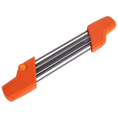 Affûteuse De Lime À Chaîne pour Tronçonneuse en Métal 2 en 1 4,8 Mm Couleur orange (1/5)