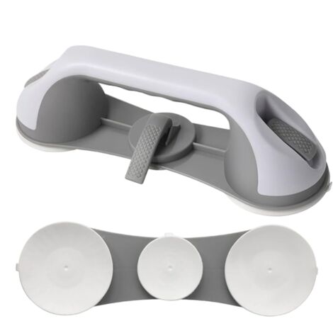2 Pièces Barre d'appui pour baignoires, 289cm poignées de douche de sécurité pour personnes âgées avec ventouse Main courante robuste pour personnes âgées, handicapés, bain, toilettes, hôtel (1/5)