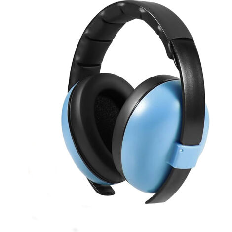 Casques de Protection Auditive pour Bébé - Annulation du Bruit - 0-3 Ans Protège-Oreilles pour Bébé Bleu (1/5)