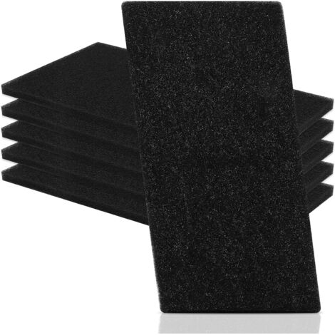 Lot de 6 filtres de rechange pour sèche-linge Bauknecht Privileg Whirlpool HX 481010354757, 225 x 107 x 8 mm, en éponge filtrante. Filtres de rechange pour sèche-linge à condensation et pompe à chaleu (1/5)