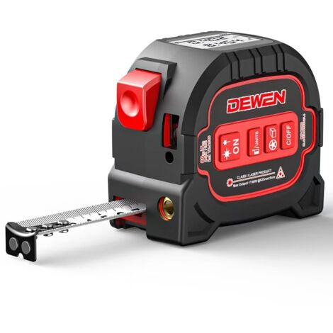 Télémètre Laser 3 En 1 – 80 M, Ruban Acier, écran LCD, Piles, Neuf