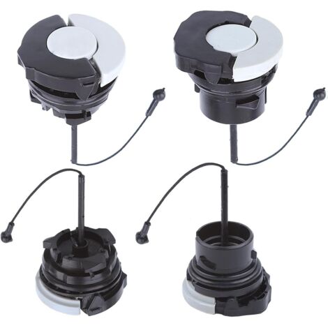 LinDuxe Lot de 4 bouchons de réservoir pour tronçonneuse STIHL MS171 MS181 MS210 MS230 MS240 MS250 MS260 MS192 MS211 MS200 MS360 (2 bouchons de réservoir et 2 bouchons d'huile) (1/4)