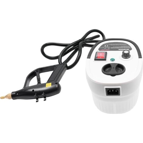 Nettoyeur vapeur portable 2500 W 3 bars - 6 vitesses réglables - Réservoir d'eau de 1,2 l - Appareil manuel haute pression - Pour cuisine, salle de bain