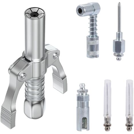 Dafuhao Raccord Pistolet à Graisse Coupleur Avec Tuyau Flexible - Embout Graissage Facile à Installer