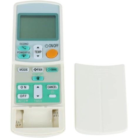 Télécommande infrarouge Daikin BRC7F530S avec récepteur pour cassette FFA-A, panneau argenté