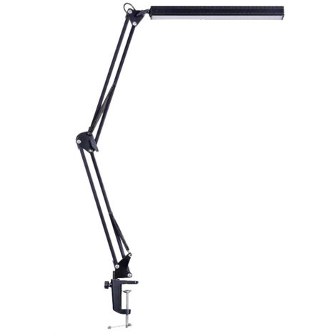 Lampe de bureau LED, lampe de bureau pour la maison, le bureau, protection des yeux, lampe de lumière du jour, 3 températures de couleur et luminosité réglables, 12 W [Classe énergétique A]