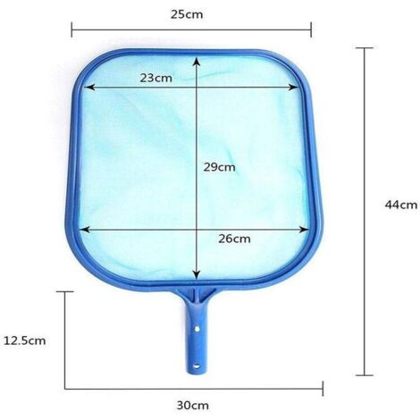 Épuisette Piscine FERRGIA Avec Manche Télescopique 200 Cm – Filet Profond 14 Cm, Léger Et Robuste – Parfait Pour Piscine, Spa & Bassin