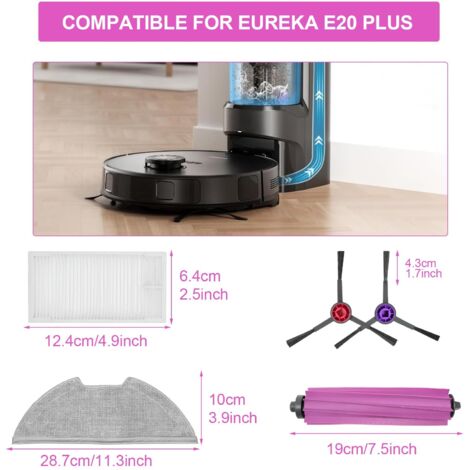 Brosses Latérales De Rechange Pour Robot Aspirateur - Compatible Eureka, Midea, Obode
