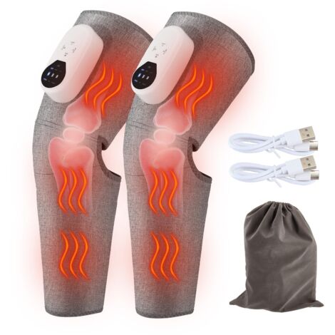 Masseur de Jambes, Appareil de Massage des Jambes 3 modes 3 intensités Masseur des Pieds et des Mollets compression d'air pour circulation soulagement de la douleur relaxation musculaire
